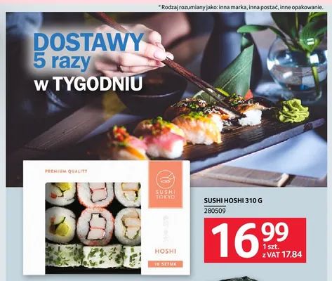 Sushi Hoshi Sushi Tokyo promocja w Selgros