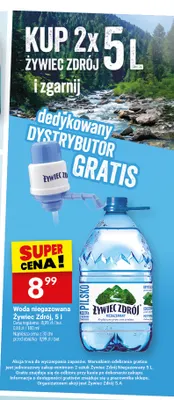 Woda niegazowana Żywiec Zdrój promocja w Twój Market