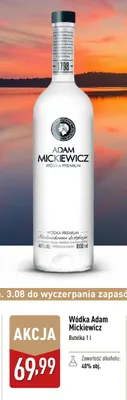 Wódka Adam Mickiewicz promocja w Aldi