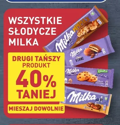 Słodycze Milka promocja w Aldi