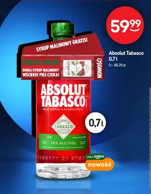 Wódka Tabasco promocja w Żabka