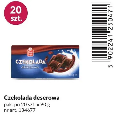 Czekolada deserowa promocja w Makro