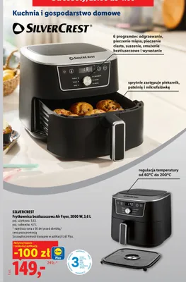 Frytkownica beztłuszczowa Silvercrest promocja w Lidl