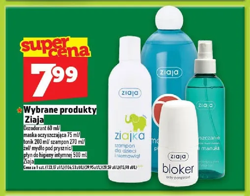 Tonik Ziaja promocja w TOPAZ