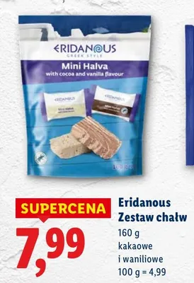 Zestaw chałw Eridanous kakaowe promocja w Lidl