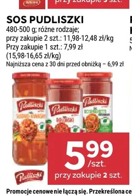 Sos Pudliszki promocja w Stokrotka