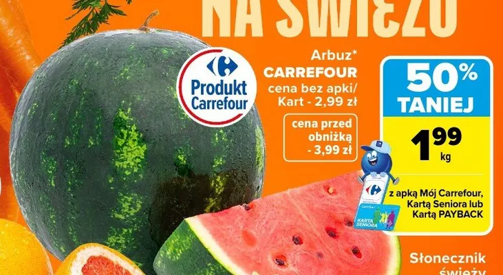 Arbuz Carrefour promocja w Carrefour