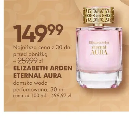 Damska woda perfumowana ELIZABETH ARDEN ETERNAL AURA promocja w Super-Pharm