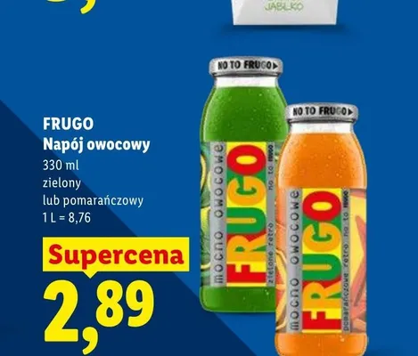 Napój owocowy Frugo pomarańczowy promocja w Lidl