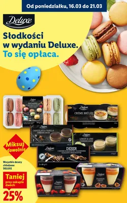 Deser truskawkowy promocja w Lidl