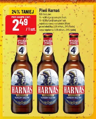 Piwo Harnaś promocja w POLOmarket