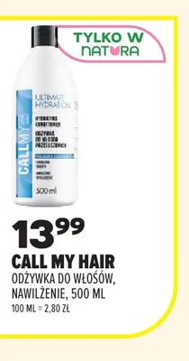 Odżywka do włosów nawilżenie Call My Hair promocja w Drogerie Natura