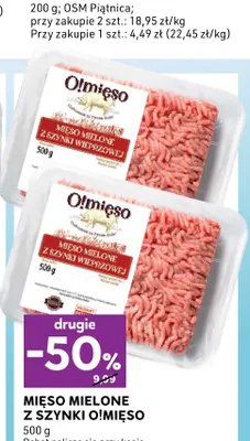 Mięso mielone z szynki O!Mięso promocja w Stokrotka