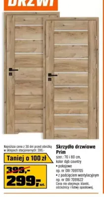 Skrzydło drzwiowe Prim pokojowe promocja w OBI