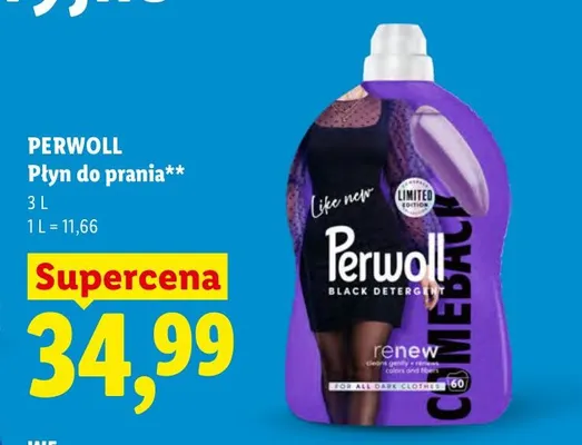 Płyn do prania Perwoll promocja w Lidl