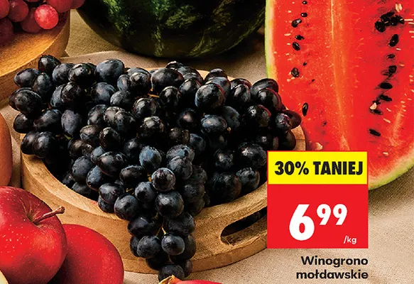 Winogrona mołdawskie promocja w Biedronka