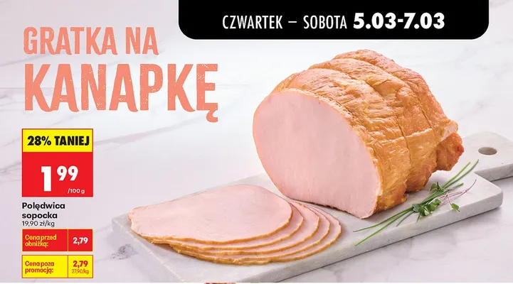 Polędwica sopocka promocja w Biedronka