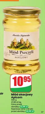 Miód akacjowy Apicom promocja w Dino