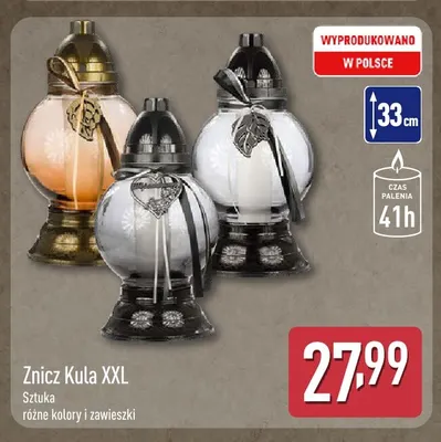 Znicz Kula Xxl promocja w Aldi