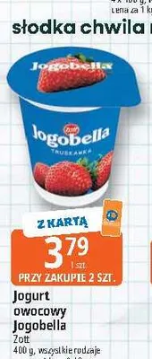 Jogurt owocowy Jogobella Zott promocja w Leclerc