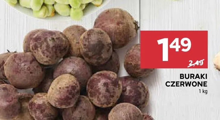 Buraki czerwone promocja w Stokrotka
