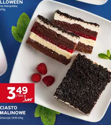 Ciasto malinowe Gmurczyk promocja w Stokrotka