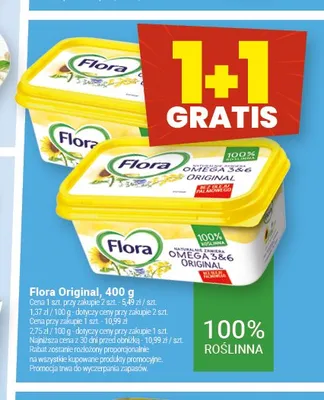 Margaryna Flora Omega 3&6 Original promocja w Twój Market