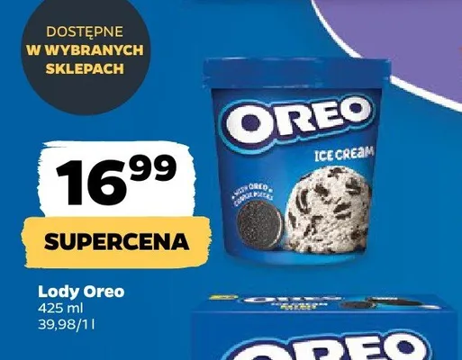 Lody Oreo 425ml promocja w Netto