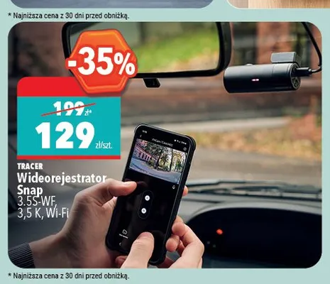 Wideorejestrator TRACER Snap 3.5S-WF 3,5 K Wi-Fi promocja w Biedronka Home