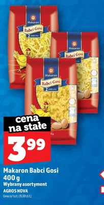 Makaron Babci Gosi promocja w TOPAZ