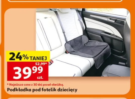 Podkładka pod fotelik dziecięcy promocja w Auchan