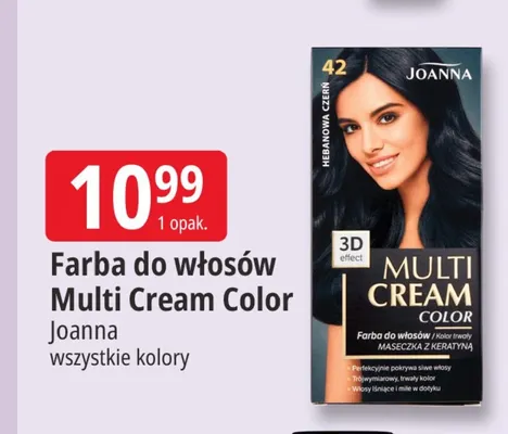 Farba do włosów Multi Cream Color Joanna promocja w Leclerc