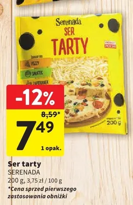 Ser tarty Serenada promocja w Intermarche