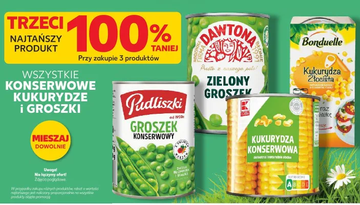 Zielony groszek promocja w Kaufland
