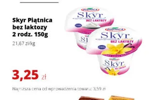 Skyr bez laktozy Piątnica promocja w Torimpex Toruńska Sieć Sklepów Spożywczych