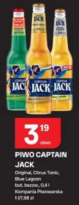 Piwo Captain Jack Citrus Tonic promocja w Chorten