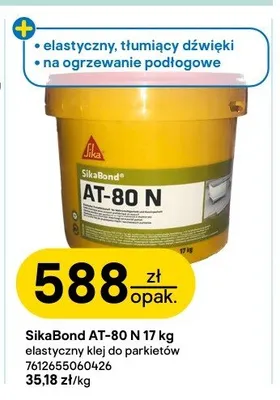 Elastyczny klej do parkietów SikaBond AT-80 N 17kg promocja w Castorama