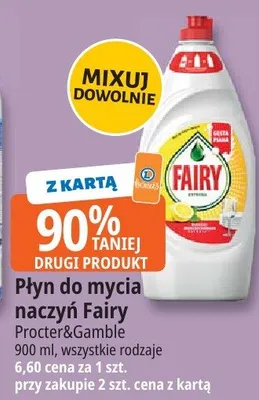 Płyn do mycia naczyń Fairy promocja w Leclerc