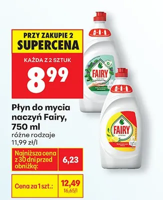 Płyn do mycia naczyń różne rodzaje promocja w Biedronka
