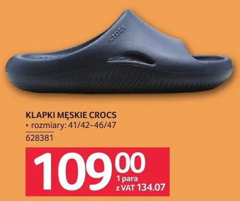Klapki męskie Crocs promocja w Selgros