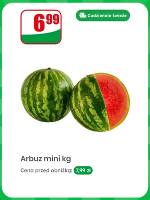 Arbuz mini promocja w Dino