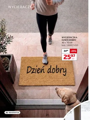 Wycieraczka Dzień Dobry 40x70 cm promocja w Komfort