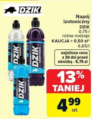 Napój izotoniczny promocja w Carrefour