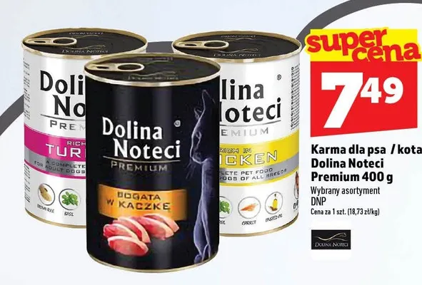 Karma dla psa Dolina Noteci Premium z indykiem promocja w TOPAZ