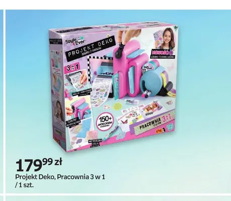 Pracownia 3 w 1 Projekt Deko Style 4 Ever promocja w Empik