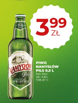 Piwo Namysłów Pils promocja w Duży Ben