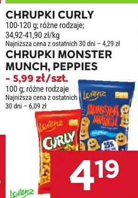 Chrupki Curly Lorenz promocja w Stokrotka
