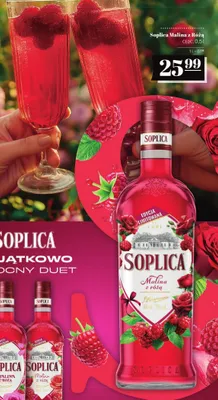 Likier Malina z Różą promocja w POLOmarket