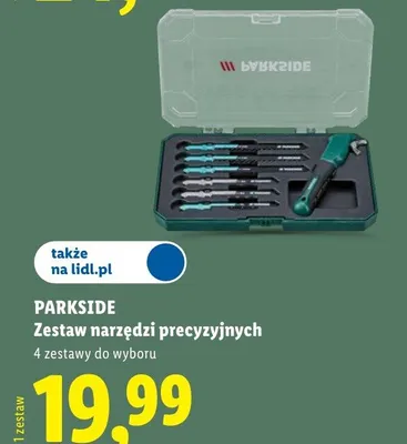 Zestaw narzędzi precyzyjnych Parkside promocja w Lidl