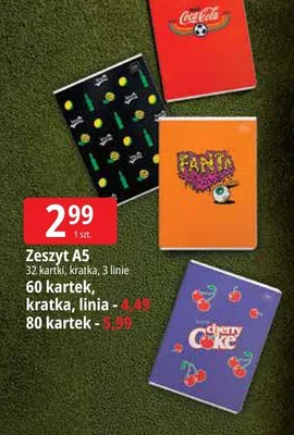 Zeszyt A5 Interdruk 80 kartek promocja w Leclerc